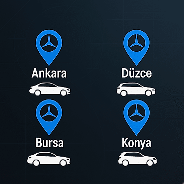 Hasmer Hizmet Noktaları: 4 Şehirde Mercedes-Benz Kalitesiyle Güvenilir Hizmet